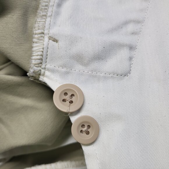 Cherokee Pants Ultimate Khaki Mens 36 x 32 Pleated Front Straight Leg Preppy - Picture 5 of 13